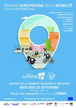 Affiche A3 - Semaine Européenne de la mobilité - 20 09 2023 - HDEF